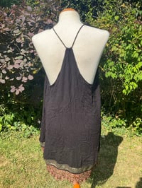Image 4 of Upcycled Beach Cover-up Dress With Lace Trim 