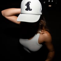 Image 17 of Too High Trucker Hat (Black in stock)