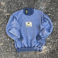 Image 1 of victim chicken embroidered patch crewneck XL