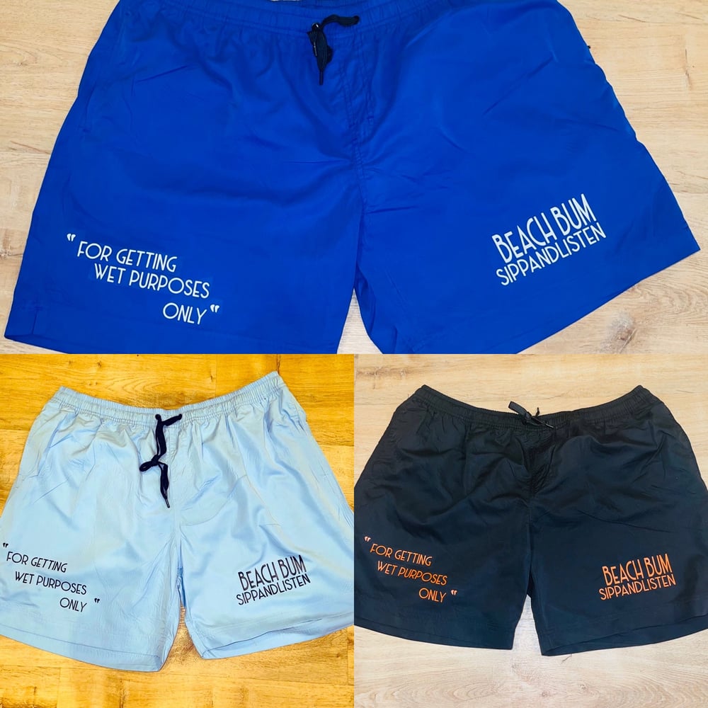 Beach BUM  "For Getting Wet Purposes Only"