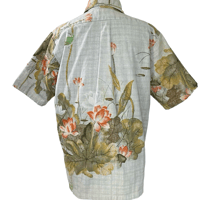 Image 4 of Vintage 1960s Mens Sears Hawaiian Shirt Size L