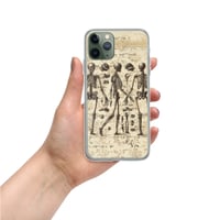 Image 3 of Gothic Aesthetic Detailed Human Skeleton Anatomy Illustration Clear Case for iPhone®