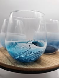 Image 1 of ocean wine glasses