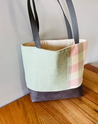 Image 2 of Pink/ Green Tote Bag for Christena