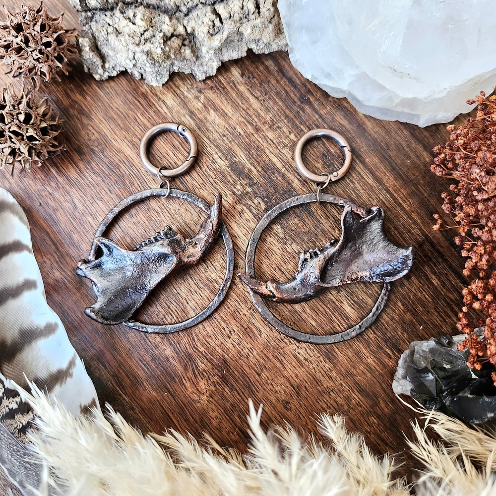 Image of Groundhog Jaw Ear Hangers (Large)