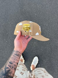 Image 5 of  SUN YELLOW BRIM SAND SAN DIEGO PADRES CUSTOM FITTED CAP