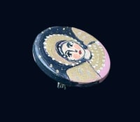 Image 2 of Painted Angel Brooch 