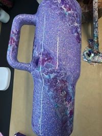 40oz purple teal cloud tap