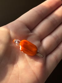 Image 1 of Orange Creamsicle Pendant with Bite