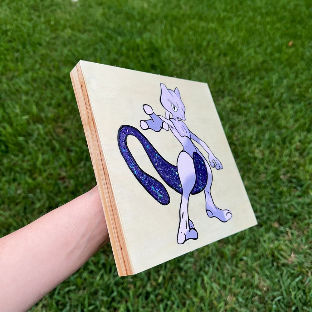 Image of Mewtwo painting 