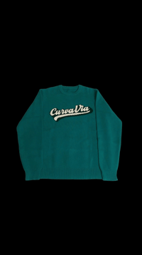 Image 1 of CURVA KNIT *GREEN*