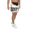 White BossFitted Men's Athletic Long Shorts