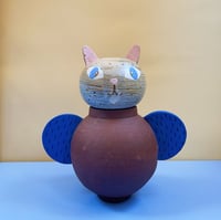 Image 1 of Cat + Vase #3