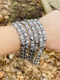 Image 1 of Silver Heart Bracelet 