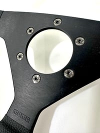 Image 3 of Titanium Diamond Carbon Black Steering bolts.