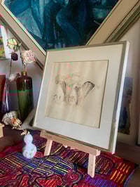 Image 2 of Watercolour and Ink Drawing of Mushroom on Paper