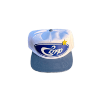 Image 1 of White/Navy “Built” UC Cap 