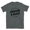 Unisex Chasing a Plate (black logo) Short-Sleeve T-Shirt