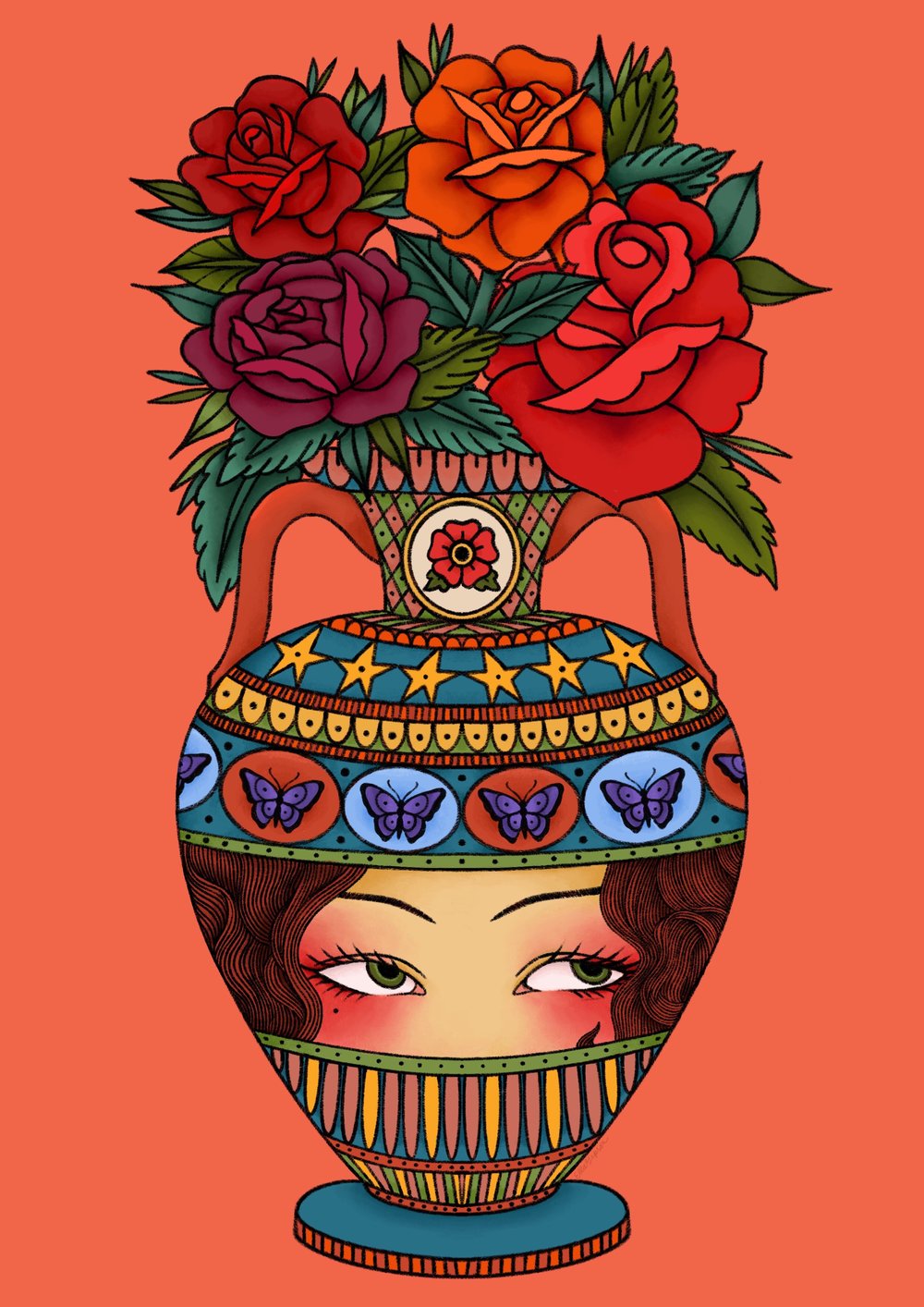 Image of Vase girl