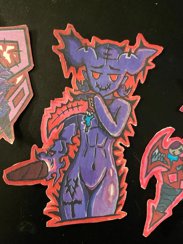 Image of Faded Angels PURPLE "Sticker" PACK