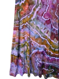 Image 4 of XXL Jersey Knit Pocket Tank Dress in Muted Tropical Geode Ice Dye