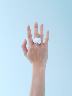 Image of LOWOOL - White Dew Ring