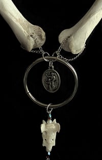 Image 2 of “Pray For Us” Chunky Bone Rosary