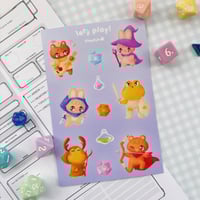 Let’s Play! Sticker Sheet (Matte)