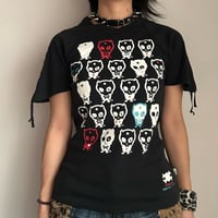 Image 3 of Batsu Club skull devil black tee