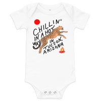 Image 1 of Flamin’ Hot Cheetah Onesie