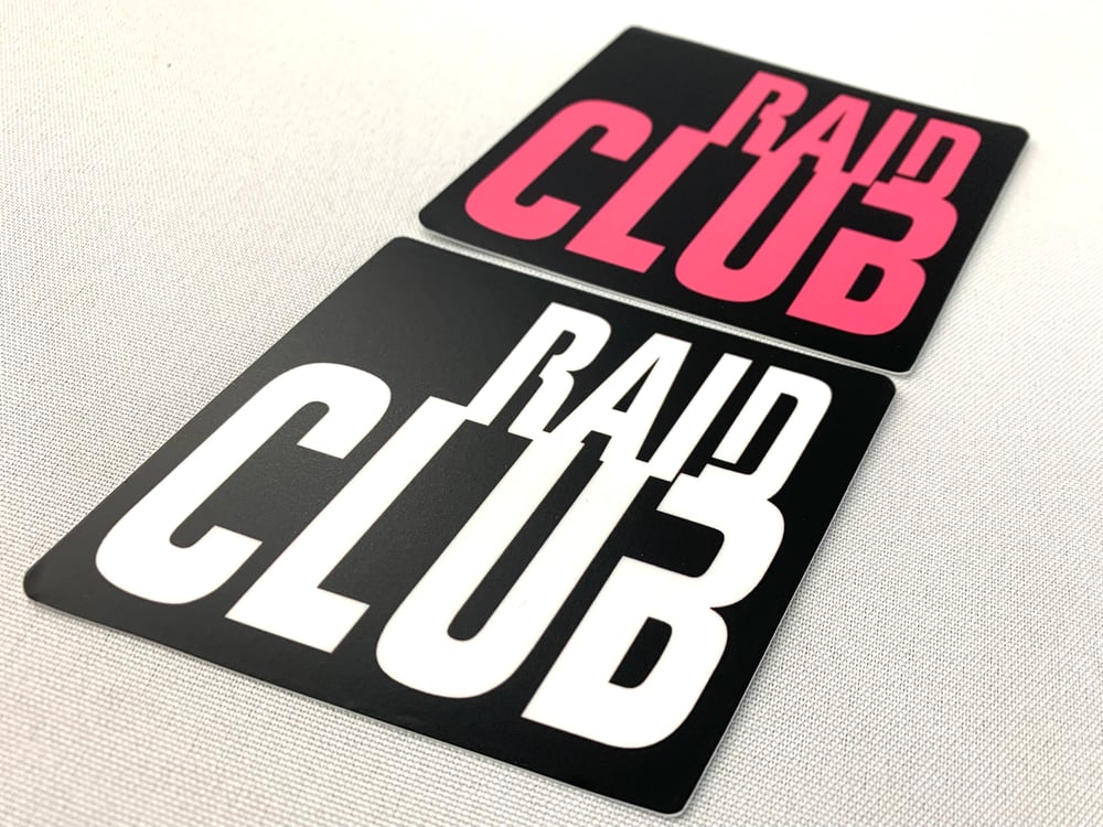 Image of Raid Club Decal