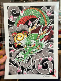 Print Irezumi DRAGON