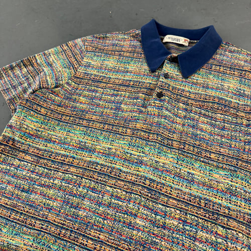 Image of 1980s Missoni polo shirt, size large