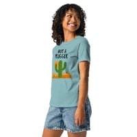 Image 8 of Women's Relaxed T-Shirt, Not a Hugger T-Shirt | Funny Introvert Cactus Humor Graphic Tee