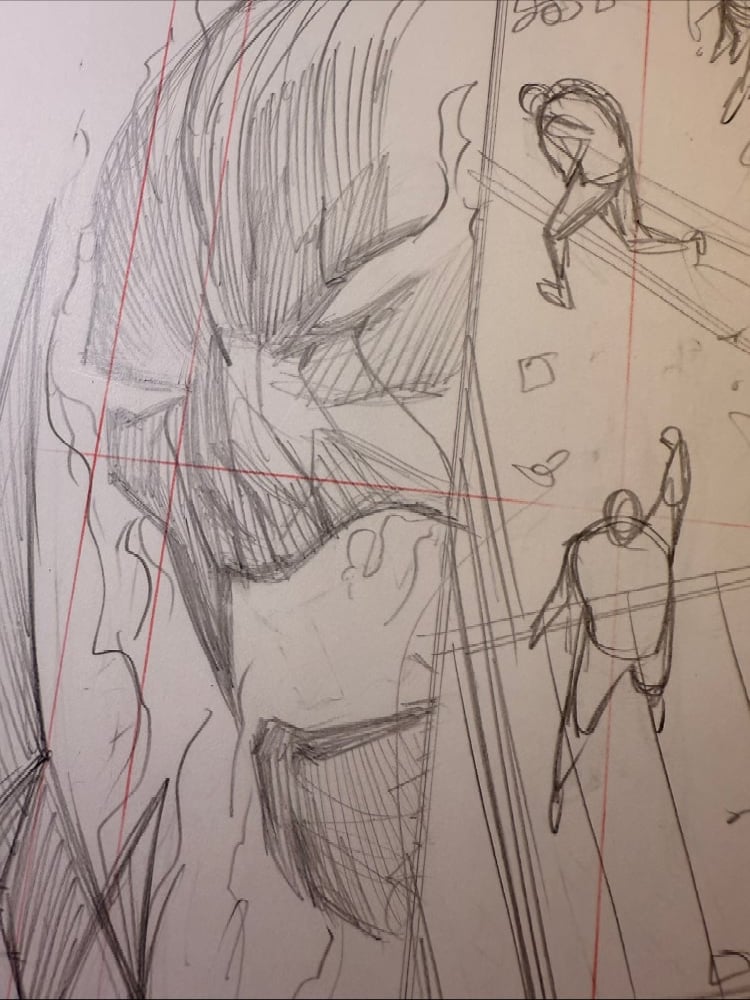 Image of SORCERER SUPREME #1 page01 original art