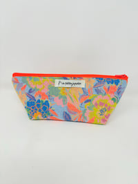 Image 3 of Trousse L'ÉCOLIÈRE Jacquard bleu et orange