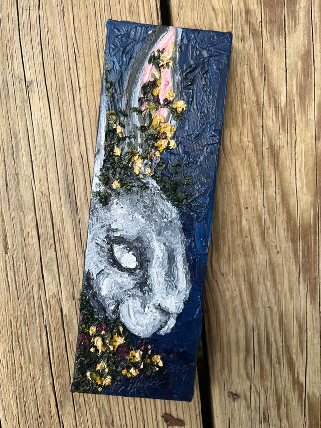 Original Oil Painitng: “Midsommer Bun”