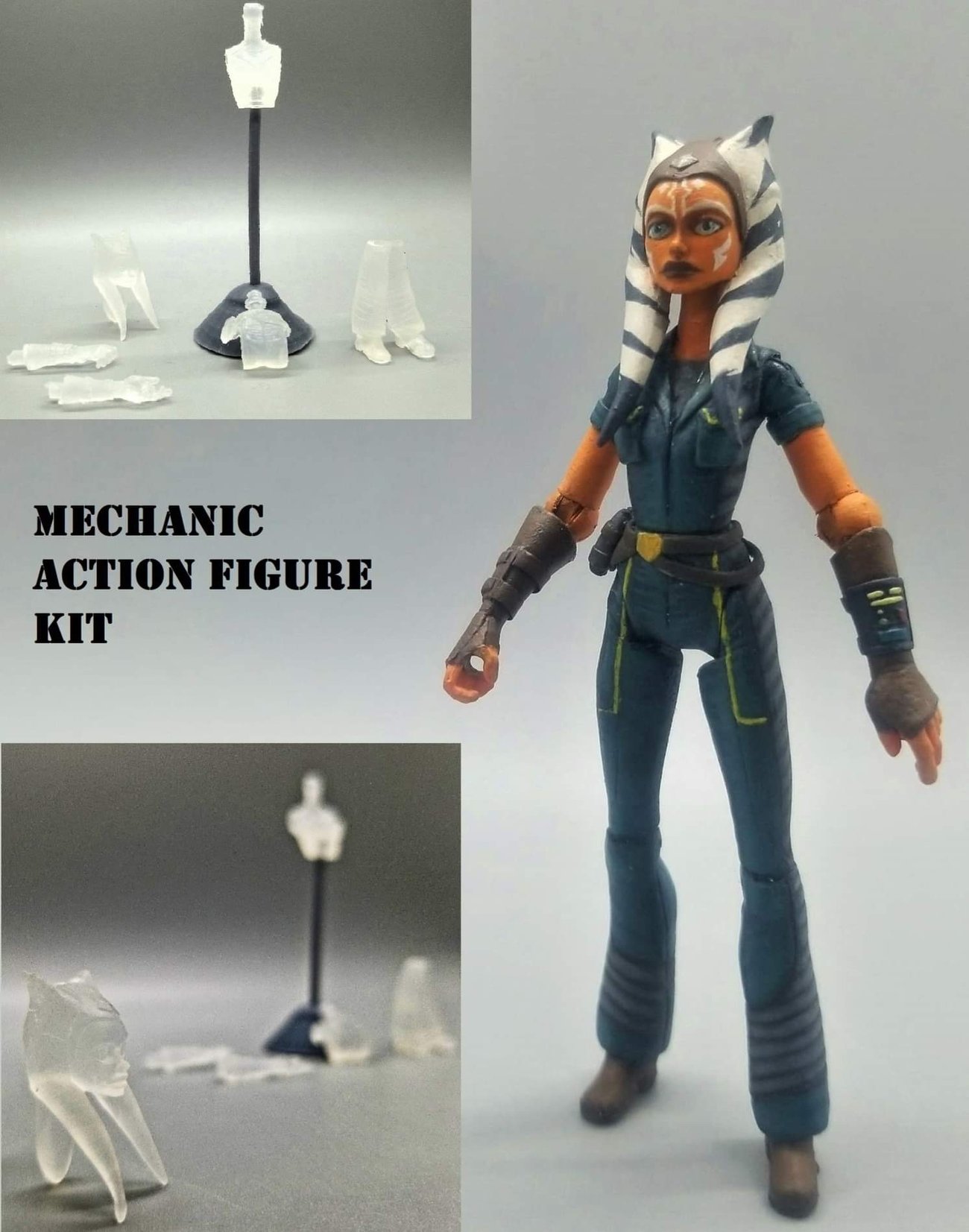 The Mechanic Action Figure Kit Rebel Kid Creations