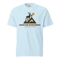 Image 3 of Christian Sportsman's Association - Branded Unisex garment-dyed heavyweight t-shirt