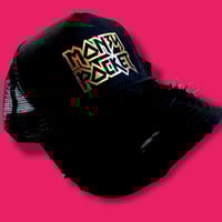Image 5 of RETRO TRUCKER HAT // BLACK & GOLD