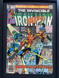 Image 2 of The Invincible Ironman, framed complete vintage Marvel comic, No 145 April 1981