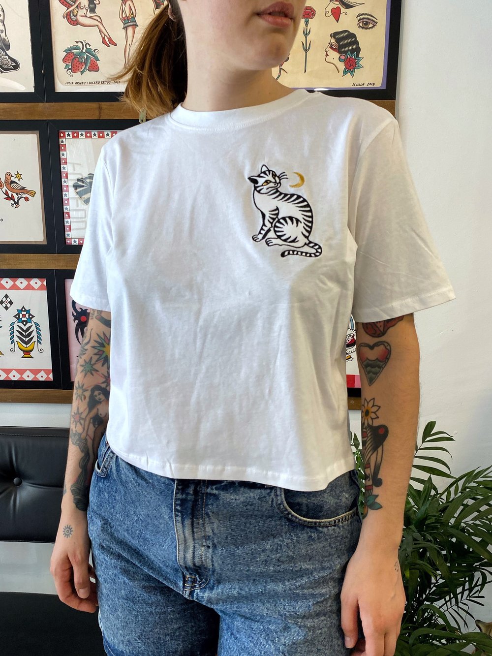 CAT CROP TOP