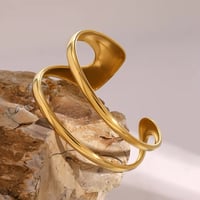 Image 3 of Minimal Double Bangle 18k