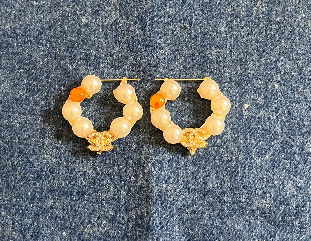 Image of Junk charm earrings 