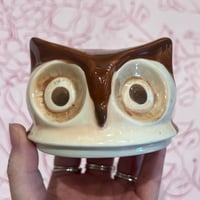 Image of double sided owl candle