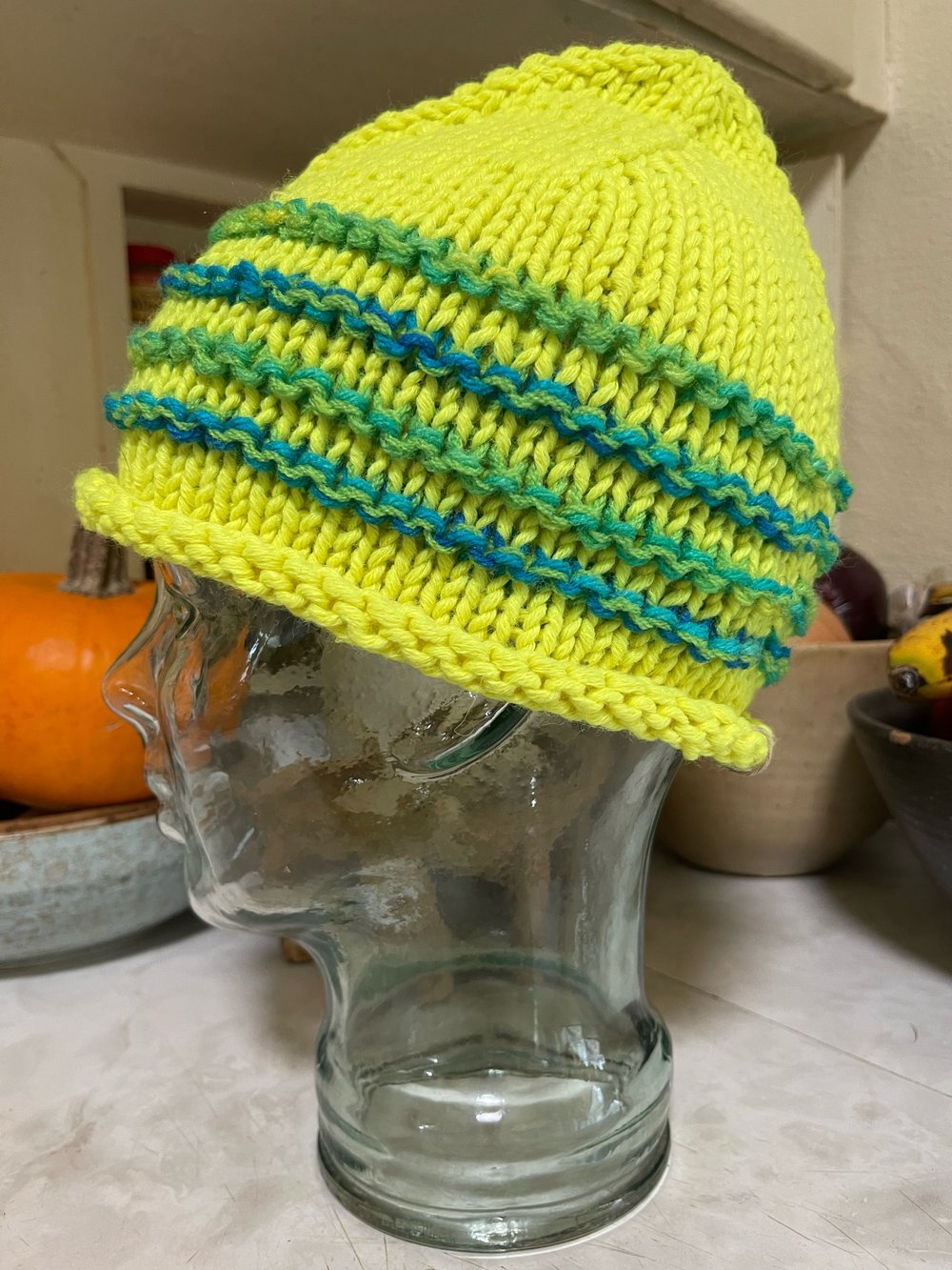 Fun Hand Knit Elfish Hat