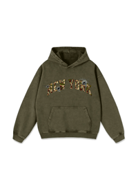NY PHST CAMO ARMY GREEN HOODIE 