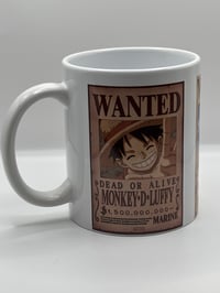 Image 1 of Mug One Piece – Avis de recherche de Monkey D. Luffy
