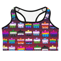 Image 1 of  Pride Flags Sports bra V2