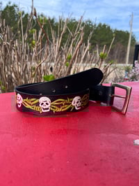 Image 1 of Barbed Skulls Belt